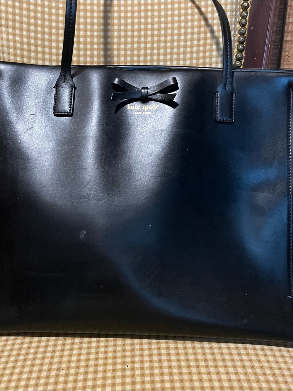 💋 Kate Spade Black Leather Bag